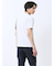 ポンチ配色 クルーネック半袖Tシャツ