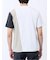 ポンチ配色 クルーネック半袖Tシャツ