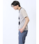 ポンチ配色 クルーネック半袖Tシャツ