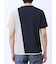 ポンチ配色 クルーネック半袖Tシャツ