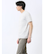 メッシュ かすれプリント クルーネック半袖Tシャツ