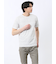 メッシュ かすれプリント クルーネック半袖Tシャツ