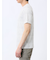 メッシュ かすれプリント クルーネック半袖Tシャツ