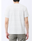 メッシュ かすれプリント クルーネック半袖Tシャツ