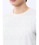 メッシュ かすれプリント クルーネック半袖Tシャツ