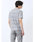 メッシュ かすれプリント クルーネック半袖Tシャツ
