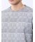 メッシュ かすれプリント クルーネック半袖Tシャツ