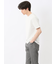 ピンタックボーダー クルーネック半袖Tシャツ