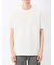 ピンタックボーダー クルーネック半袖Tシャツ