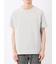 ピンタックボーダー クルーネック半袖Tシャツ