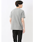 ピンタックボーダー クルーネック半袖Tシャツ