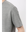 ピンタックボーダー クルーネック半袖Tシャツ