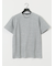 ピンタックボーダー クルーネック半袖Tシャツ