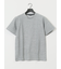 ピンタックボーダー クルーネック半袖Tシャツ