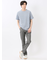 ピンタックボーダー クルーネック半袖Tシャツ