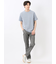 ピンタックボーダー クルーネック半袖Tシャツ