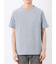 ピンタックボーダー クルーネック半袖Tシャツ