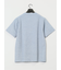 ピンタックボーダー クルーネック半袖Tシャツ