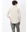 TechLinen バンドカラー 7分袖シャツ