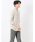 TechLinen バンドカラー 7分袖シャツ