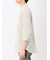 TechLinen バンドカラー 7分袖シャツ