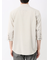 TechLinen バンドカラー 7分袖シャツ
