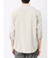 TechLinen バンドカラー 7分袖シャツ