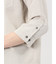 TechLinen バンドカラー 7分袖シャツ