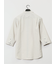 TechLinen バンドカラー 7分袖シャツ