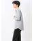 TechLinen バンドカラー 7分袖シャツ