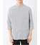 TechLinen バンドカラー 7分袖シャツ