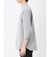 TechLinen バンドカラー 7分袖シャツ