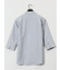 TechLinen バンドカラー 7分袖シャツ