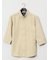 TechLinen ボタンダウン 7分袖シャツ