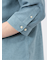 TechLinen ボタンダウン 7分袖シャツ