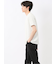 ふくれチェックジャガード クルーネック半袖Tシャツ