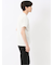 ふくれチェックジャガード クルーネック半袖Tシャツ