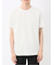 ふくれチェックジャガード クルーネック半袖Tシャツ