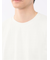 ふくれチェックジャガード クルーネック半袖Tシャツ