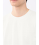 ふくれチェックジャガード クルーネック半袖Tシャツ