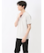 ふくれチェックジャガード クルーネック半袖Tシャツ