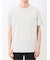 ふくれチェックジャガード クルーネック半袖Tシャツ