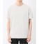 ふくれチェックジャガード クルーネック半袖Tシャツ