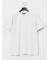 ふくれチェックジャガード クルーネック半袖Tシャツ