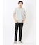 ハイストレッチ メランジ Vネック半袖Tシャツ