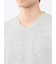 ハイストレッチ メランジ Vネック半袖Tシャツ
