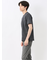 ハイストレッチ メランジ Vネック半袖Tシャツ