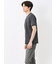 ハイストレッチ メランジ Vネック半袖Tシャツ