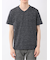 ハイストレッチ メランジ Vネック半袖Tシャツ
