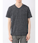 ハイストレッチ メランジ Vネック半袖Tシャツ
